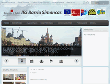 Tablet Screenshot of iesbarriosimancas.org